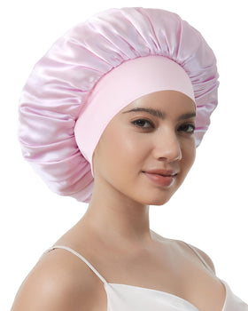 choshion front packaging of silk bonnet showing gift-ready box and branding benefits