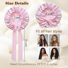choshion roomy fit on braided hair demonstrating protection for braids