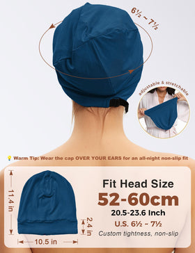 choshion slouchy fit on model protecting curls benefit: preserves hairstyle overnight