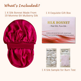 choshion bonnet worn during beauty routine keeping hair protected and tidy
