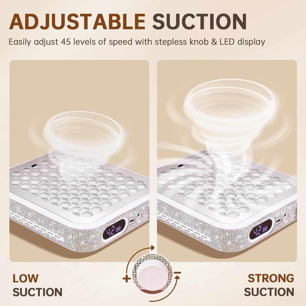 CHRISTINE SHELLY bottom vents visible, designed for reliable heat dissipation during long sessions