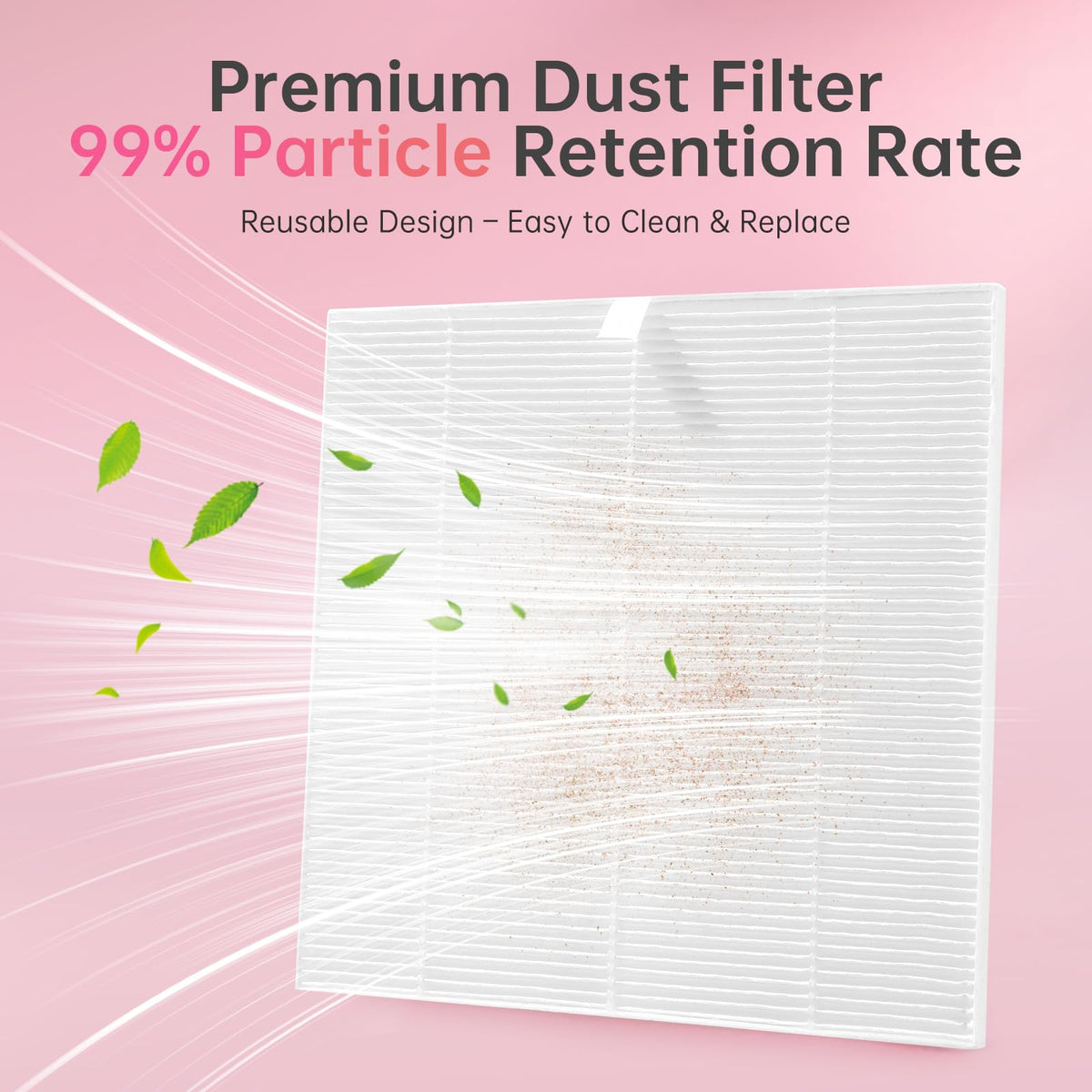CHRISTINE SHELLY X10 close-up of filter fabric with clear dust-trapping structure