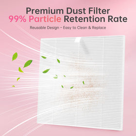 CHRISTINE SHELLY X10 close-up of filter fabric with clear dust-trapping structure