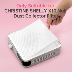 CHRISTINE SHELLY X10 three replacement filters displayed for easy rotation