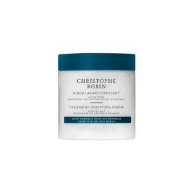 Christophe Robin jar front view showing product clarity and premium packaging benefit
