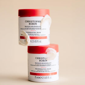 Christophe Robin label close-up showing ingredients and vegan cruelty-free benefit