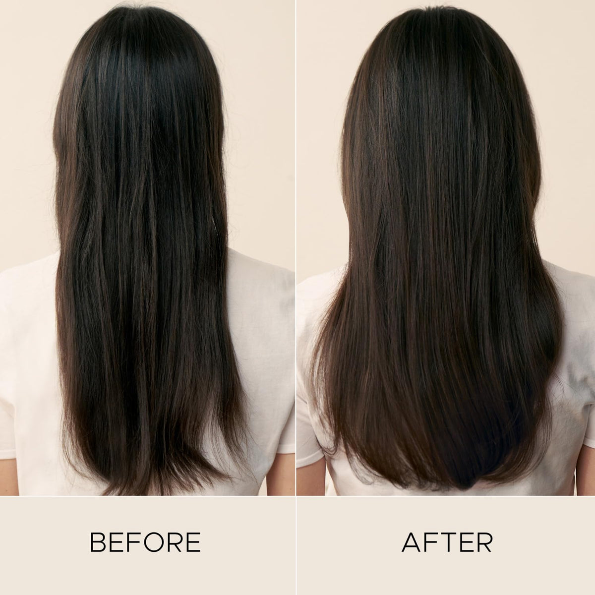 Christophe Robin before-and-after lengths showing smoother, shinier hair