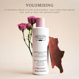 Christophe Robin pump dispensing creamy texture for easy application benefit