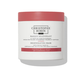Christophe Robin regenerating mask front jar showing product packaging and premium appeal