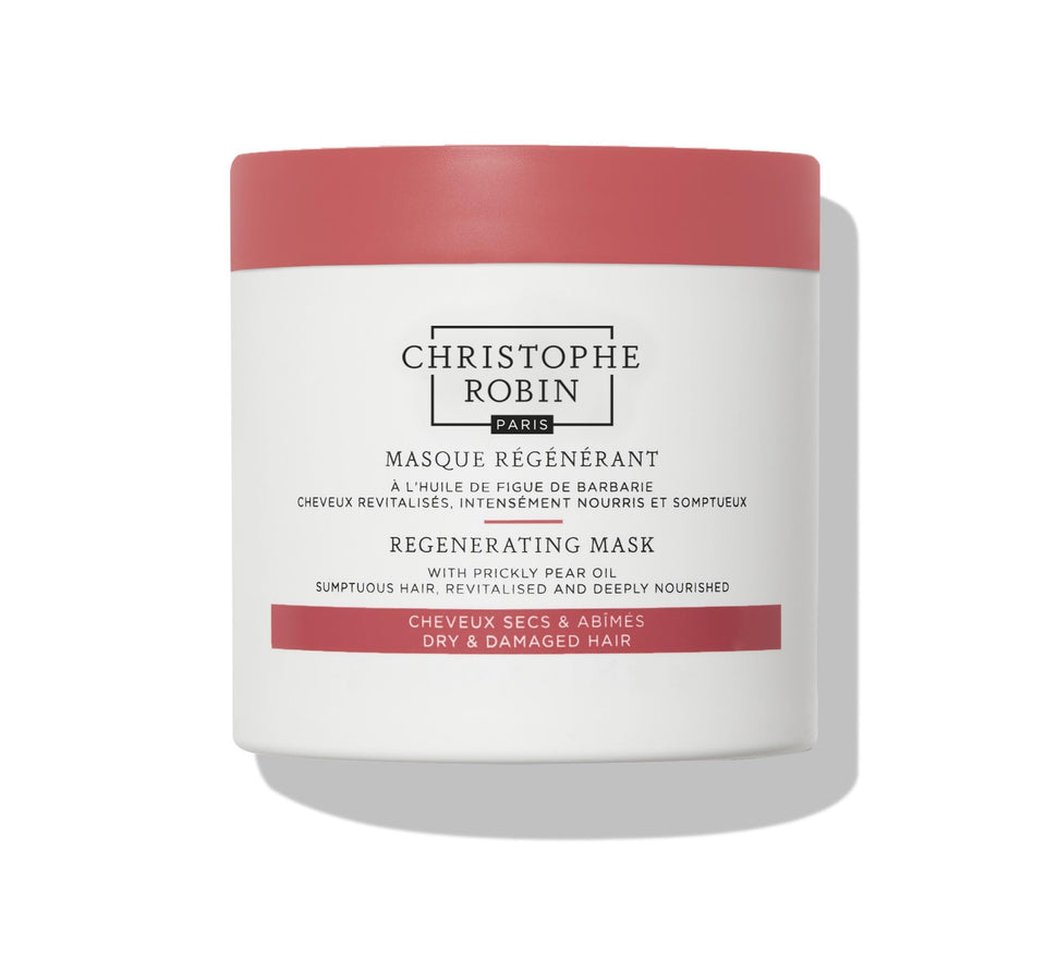 Christophe Robin regenerating mask front jar showing product packaging and premium appeal