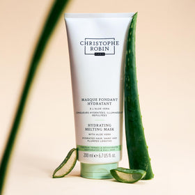 Christophe Robin texture close-up of aloe-infused cream for visible hydration