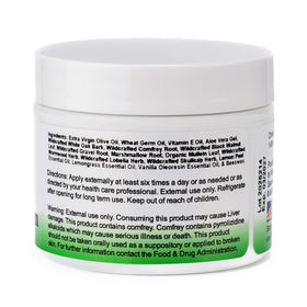 Christopher's Original Formulas cream open jar texture demonstrating lightweight absorption