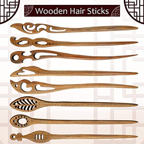 Chuangdi worn in bun demonstration securing thick hair neatly for all-day hold benefit