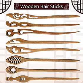 Chuangdi worn in bun demonstration securing thick hair neatly for all-day hold benefit