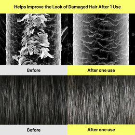 ChungMiJung before and after comparison demonstrating increased hair shine