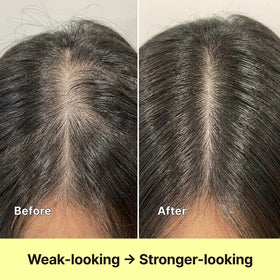 ChungMiJung applied to wet hair showing coverage and root lift benefits