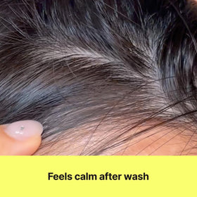 ChungMiJung foamy shampoo texture demonstrating mild, non-stripping lather