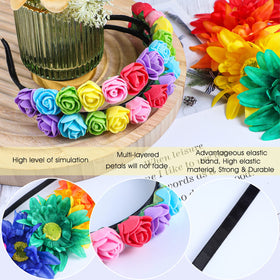 Chunyin large cloth rose detail, vibrant petals for bold boho style