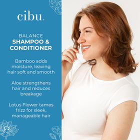 CIBU conditioner creamy texture close-up illustrating detangling benefit