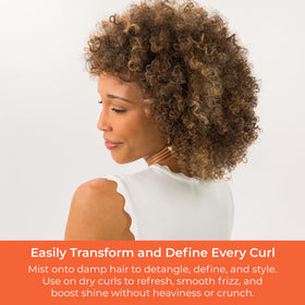CIBU before and after curls comparison showing improved definition and frizz control