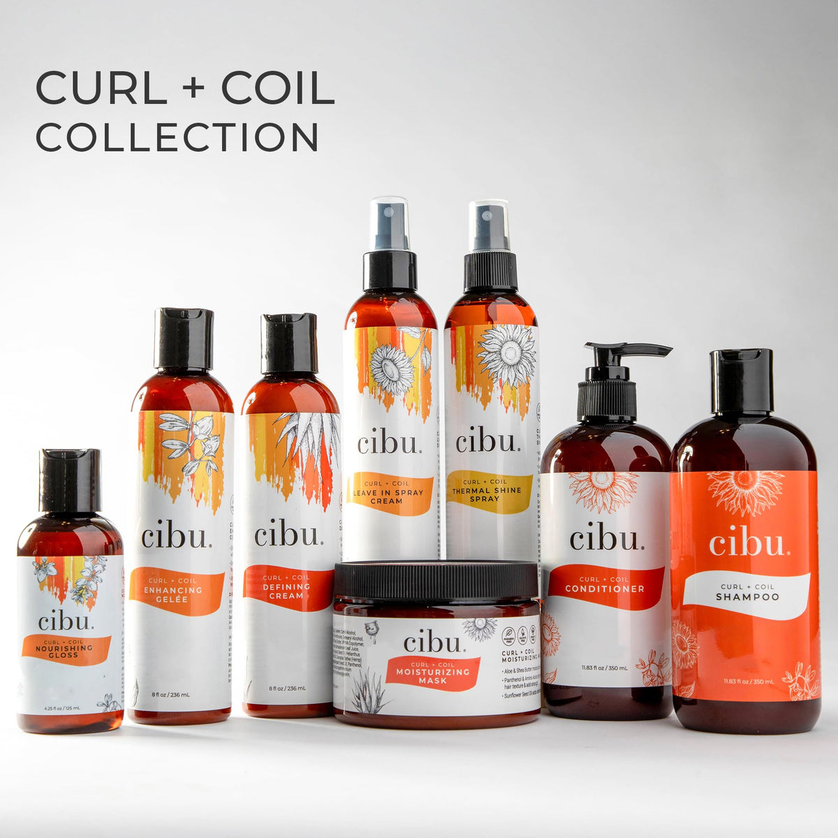 CIBU bottle on bathroom shelf styled with plants for salon-quality routine