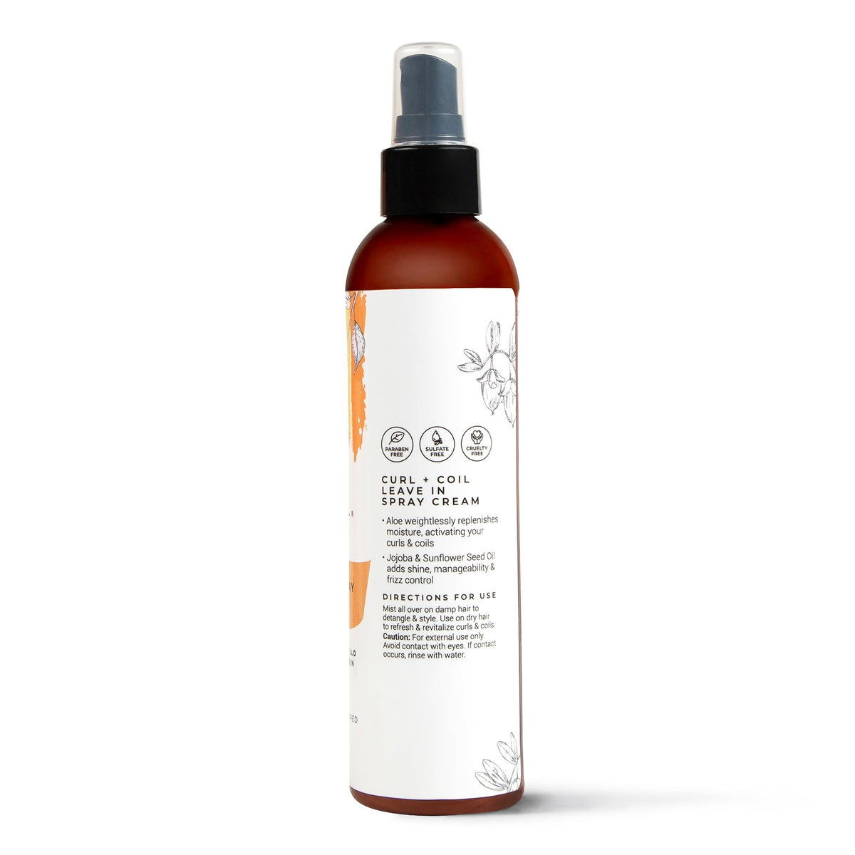 CIBU pump spray closeup demonstrating easy mist and even application