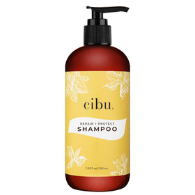 CIBU front bottle view showing product for strengthening damaged hair
