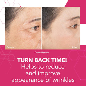 Cicatricure applying cream to face and neck demonstrating easy morning and evening use