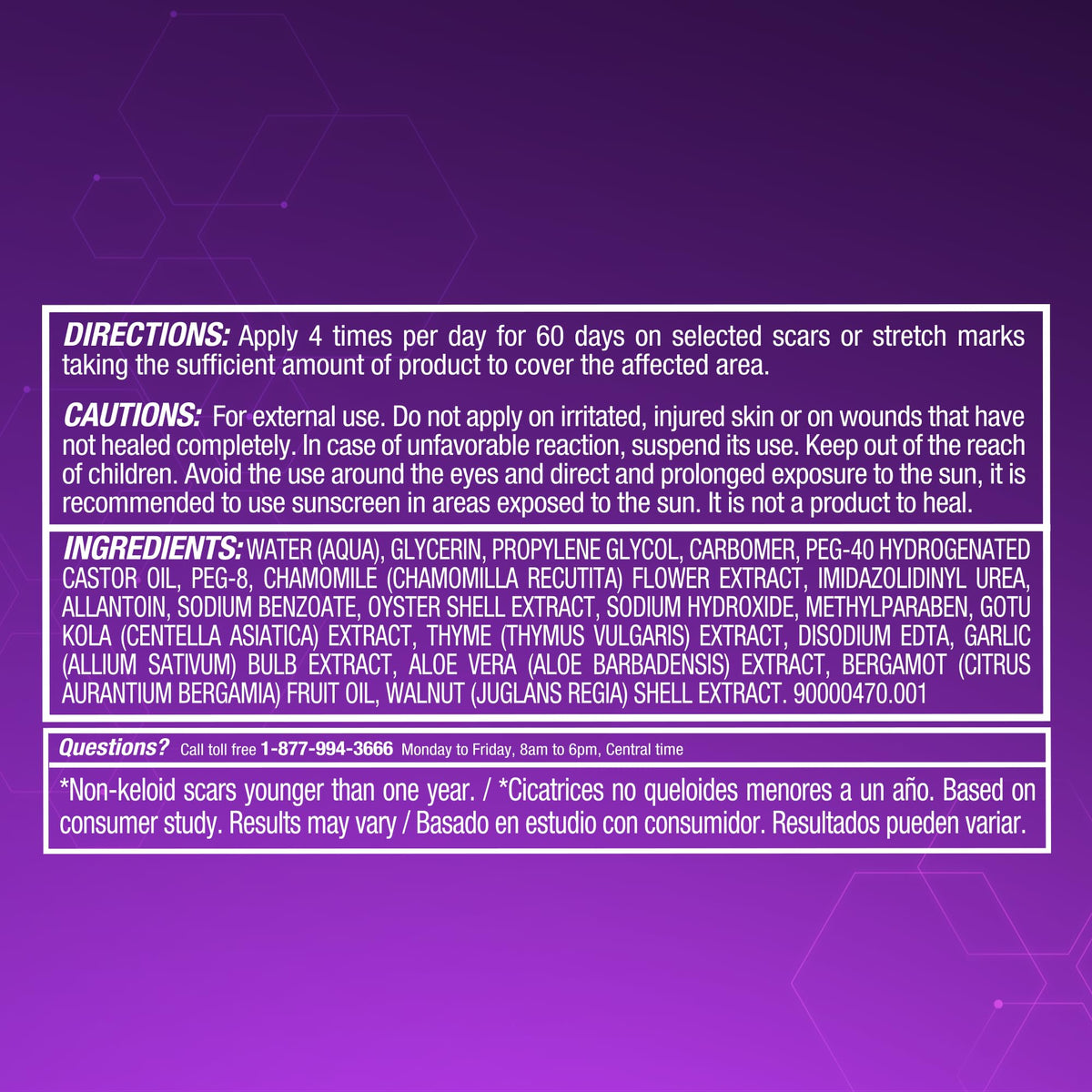 Cicatricure ingredients concept image illustrating Regenerare Complex benefits