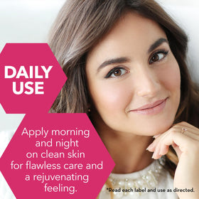 Cicatricure duo on bathroom vanity staged for daily skincare routine inspiration