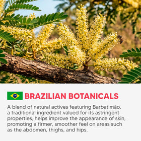 Cicatrissim botanical ingredients with barbatimão showcasing natural support