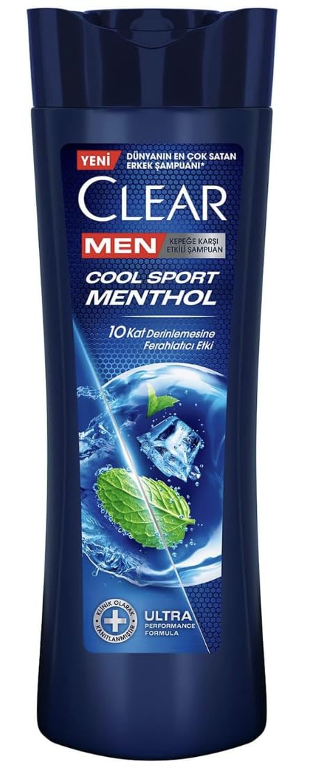 CIear Men front packaging showing 350 ml bottle and cooling benefit