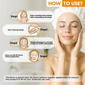 CIELARA ingredient label showing vitamin C, hyaluronic acid and peptides
