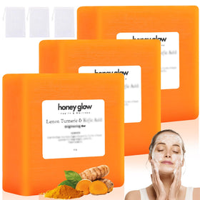 cijikos front packaging showing honey glow soap benefits
