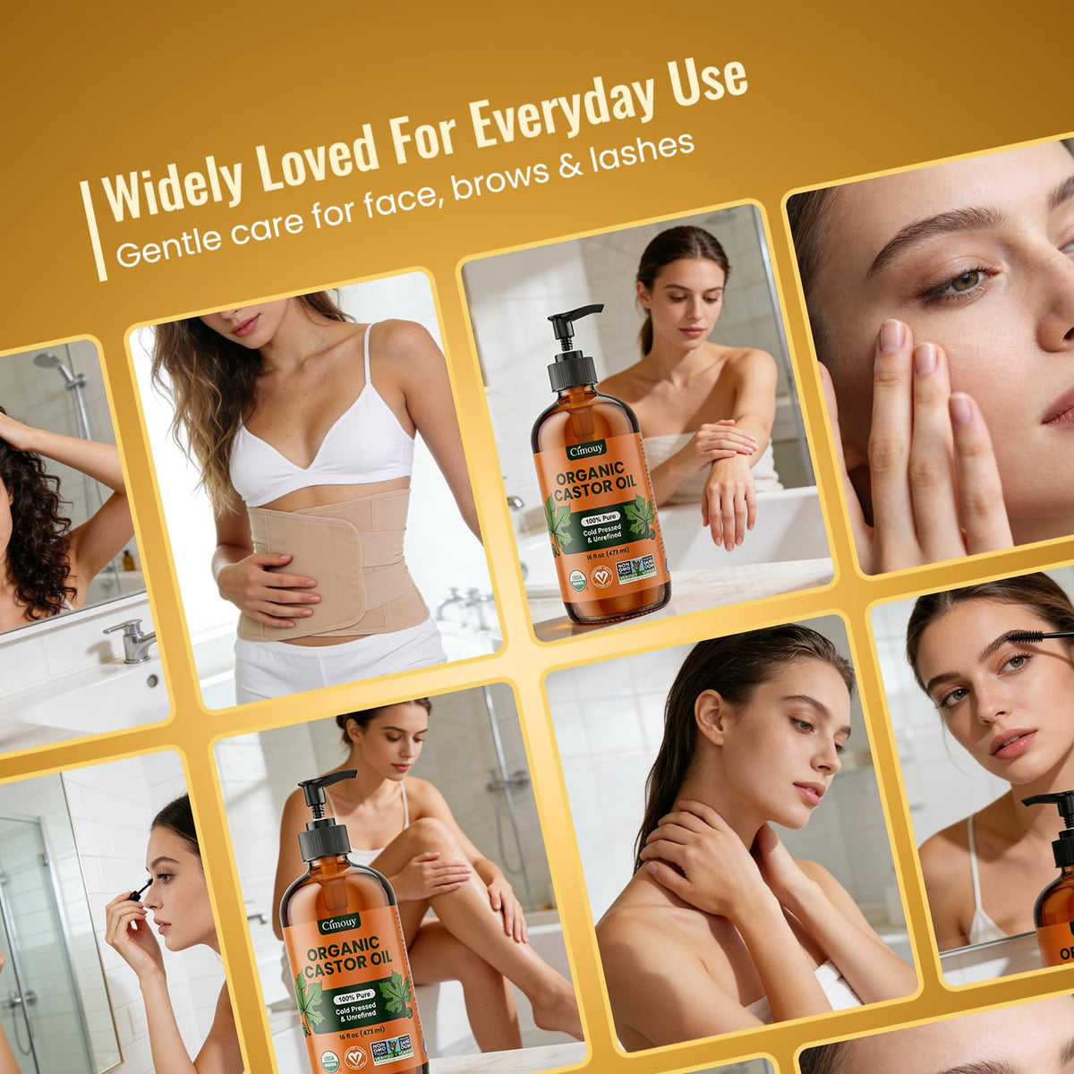 Cimouy used in body massage setting showing smooth glide and hydration