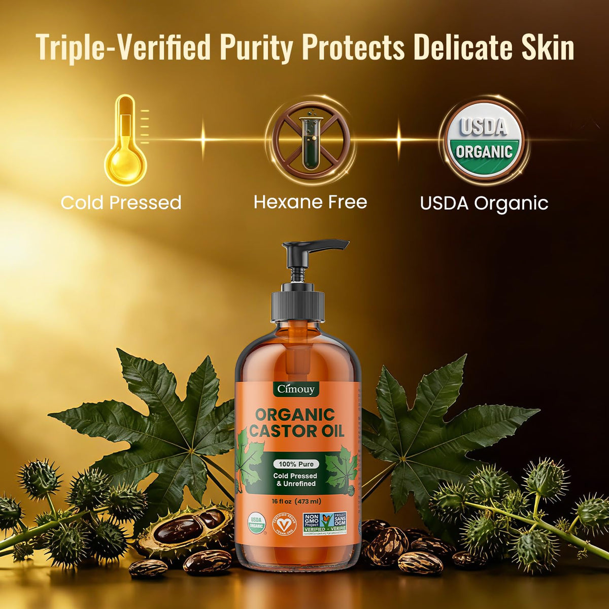 Cimouy applied in hair mask scene showing deep conditioning benefit