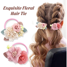 Cinaci flower detail with pearl and rhinestone, adds delicate sparkle
