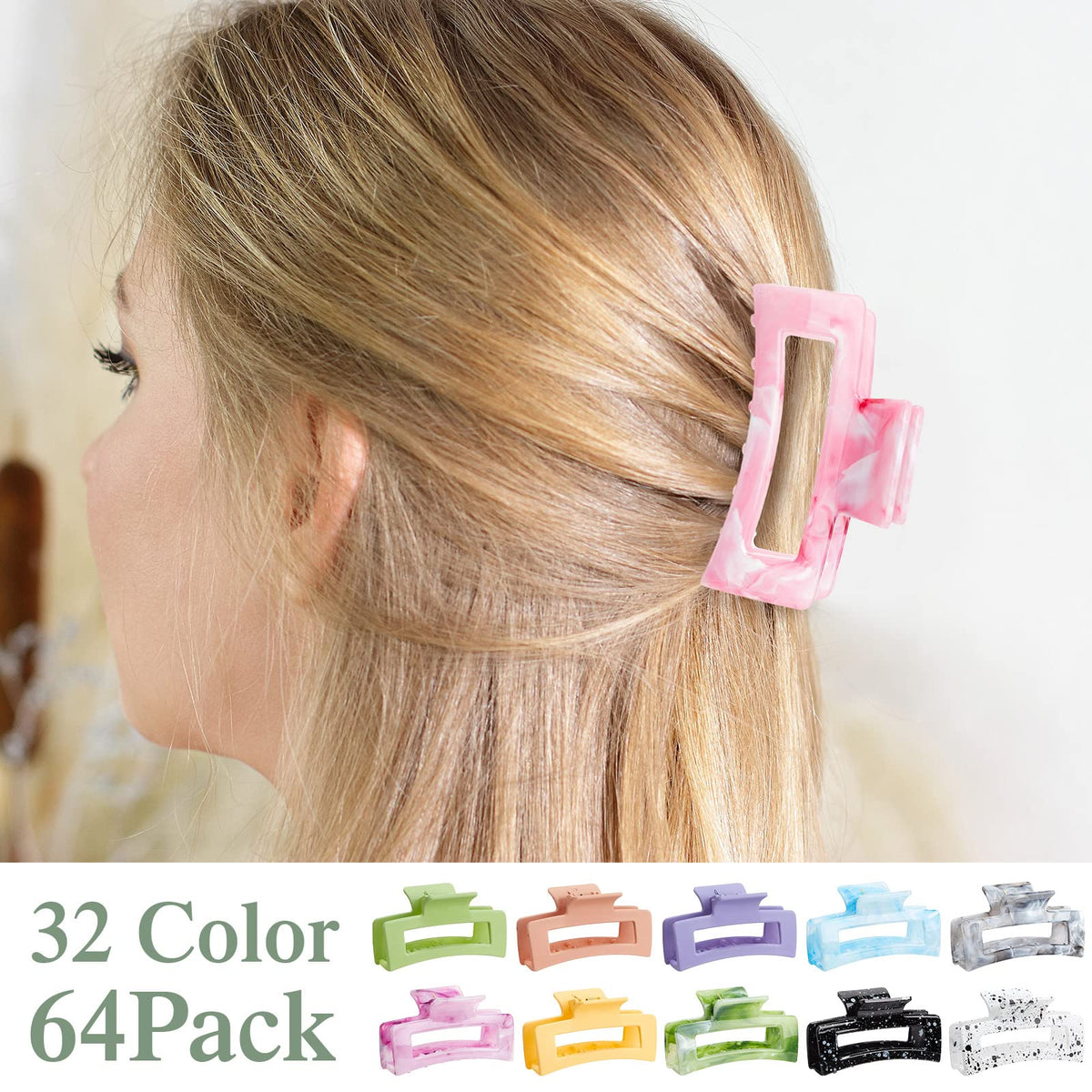 Cindeer clip holding half-up hairstyle providing comfortable all-day wear