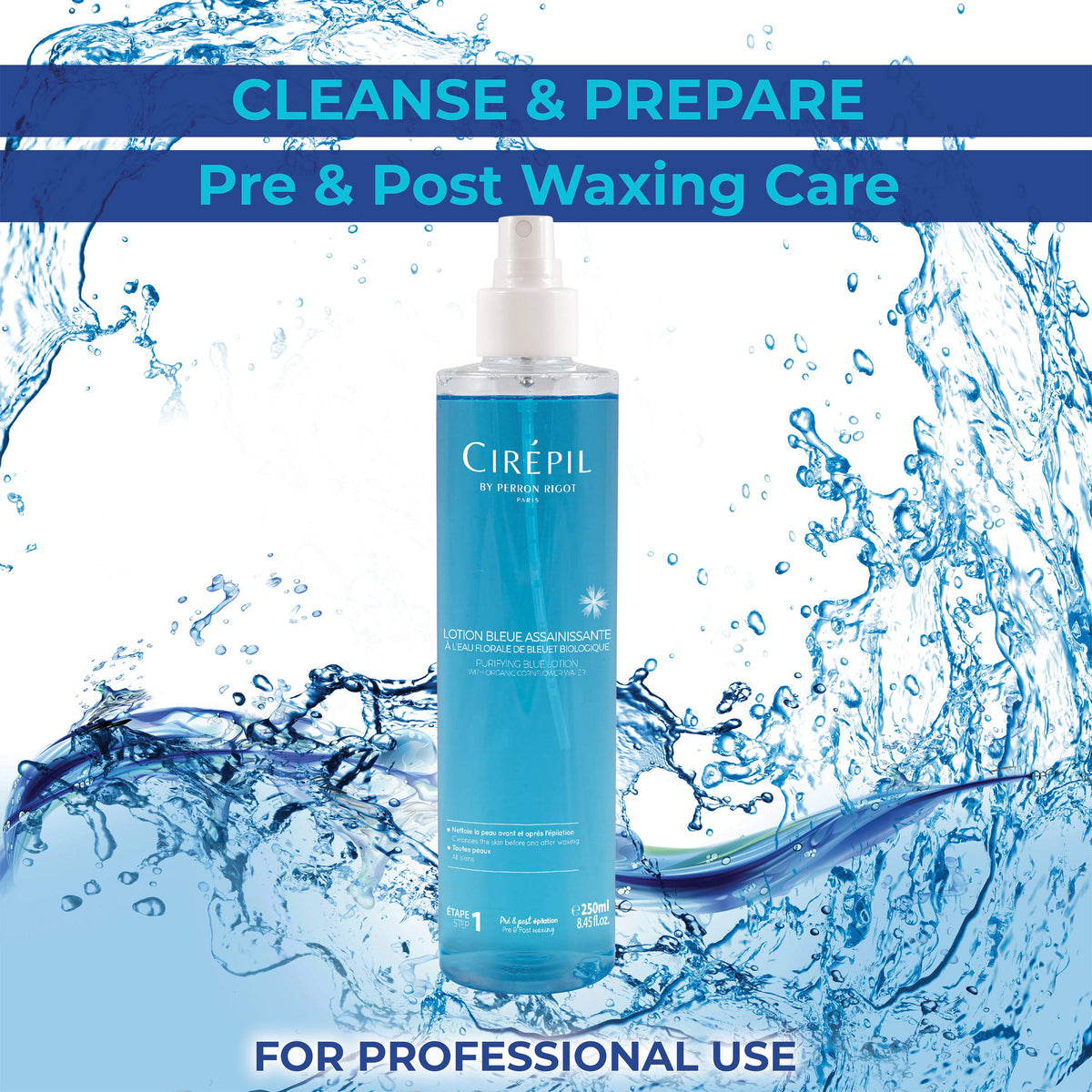 Cirepil label close-up highlighting cornflower and Dragon’s Blood ingredients for calming