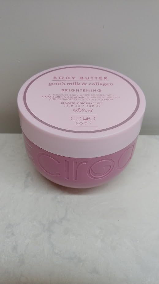 Ciroa texture close-up of creamy body butter, shows rich smooth consistency