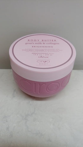 Ciroa texture close-up of creamy body butter, shows rich smooth consistency