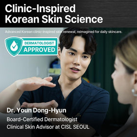 CISL SEOUL bottle on bathroom counter in morning routine setting for easy layering benefit