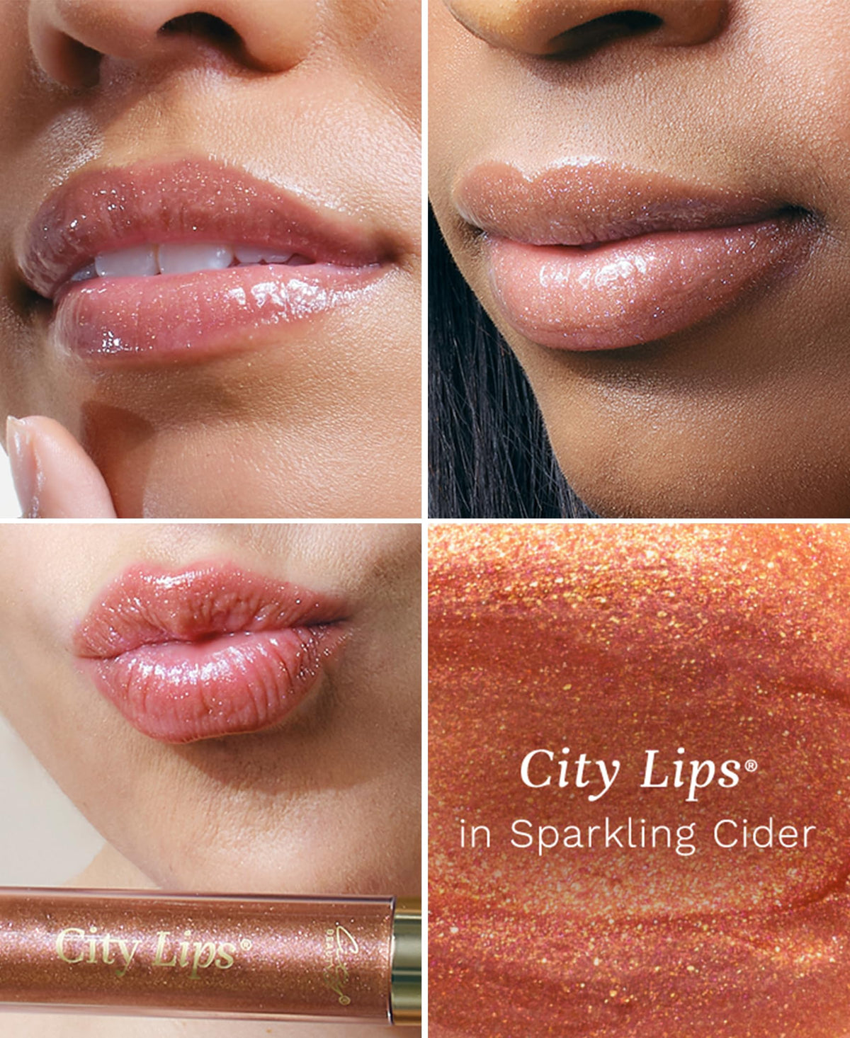 City Beauty applicator close-up highlighting smooth, even product application