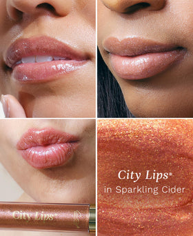 City Beauty applicator close-up highlighting smooth, even product application