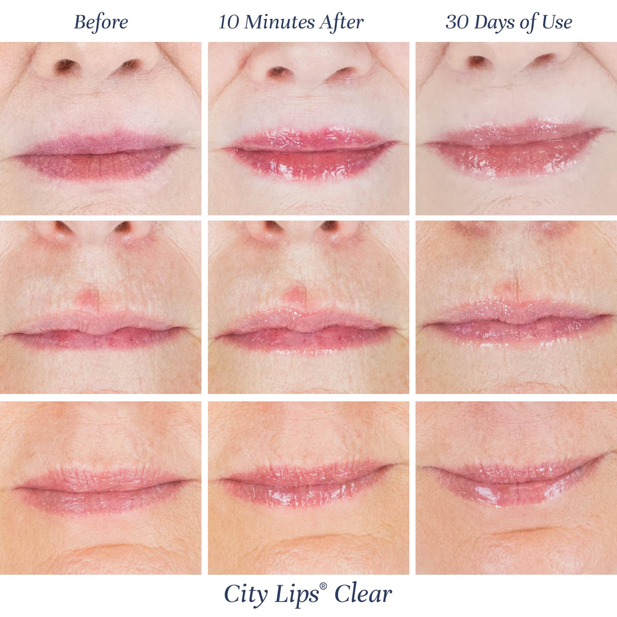 City Beauty City Lips ingredient label close-up highlighting hyaluronic acid and peptides