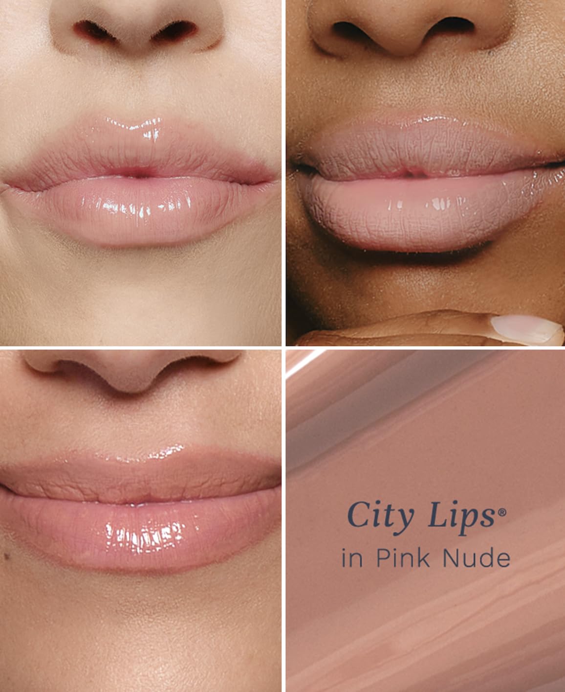 City Beauty City Lips closed applicator highlighting precise, mess-free application benefit