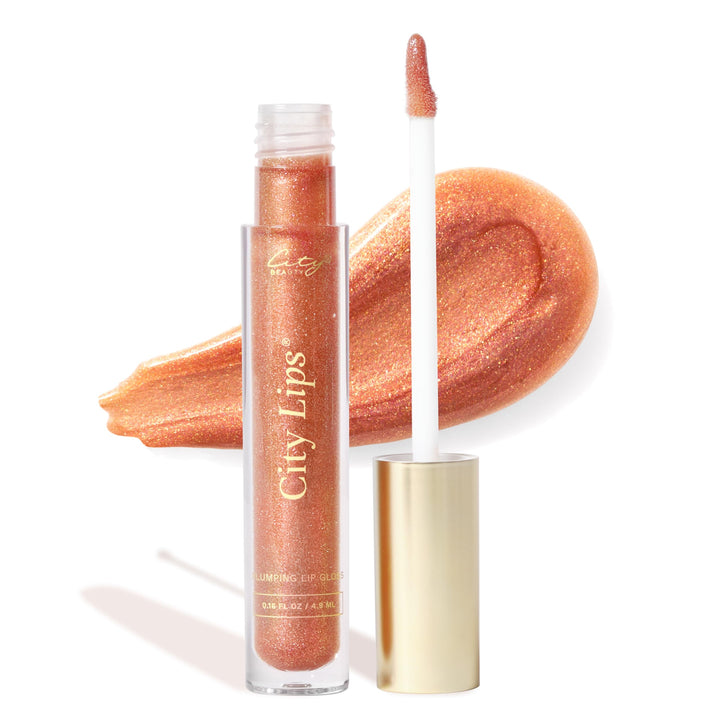 City Beauty front packaging showing Sparkling Cider gloss and shine benefit