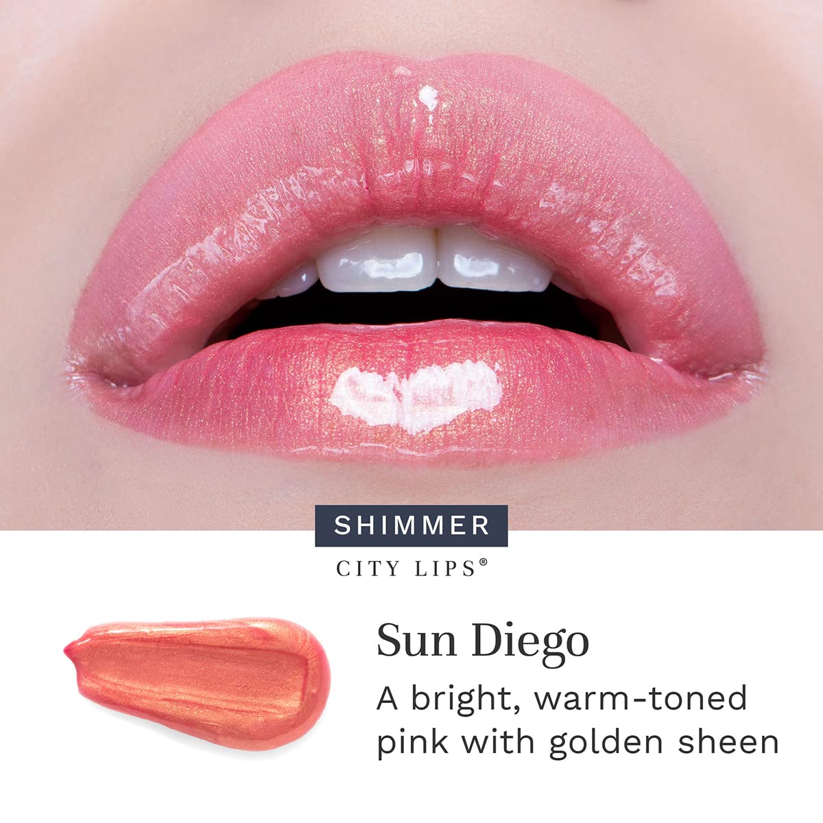 City Beauty City Lips lip before and after showcasing fuller-looking lips