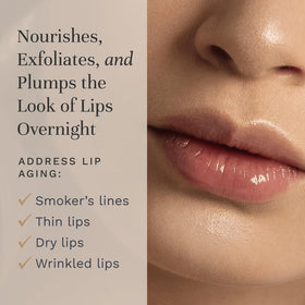 City Beauty City Lips applied on lips demonstrating overnight conditioning