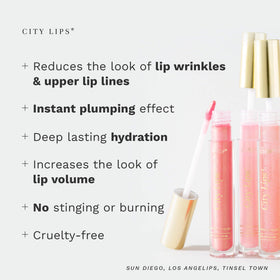 City Beauty size comparison next to common objects to show portability benefit